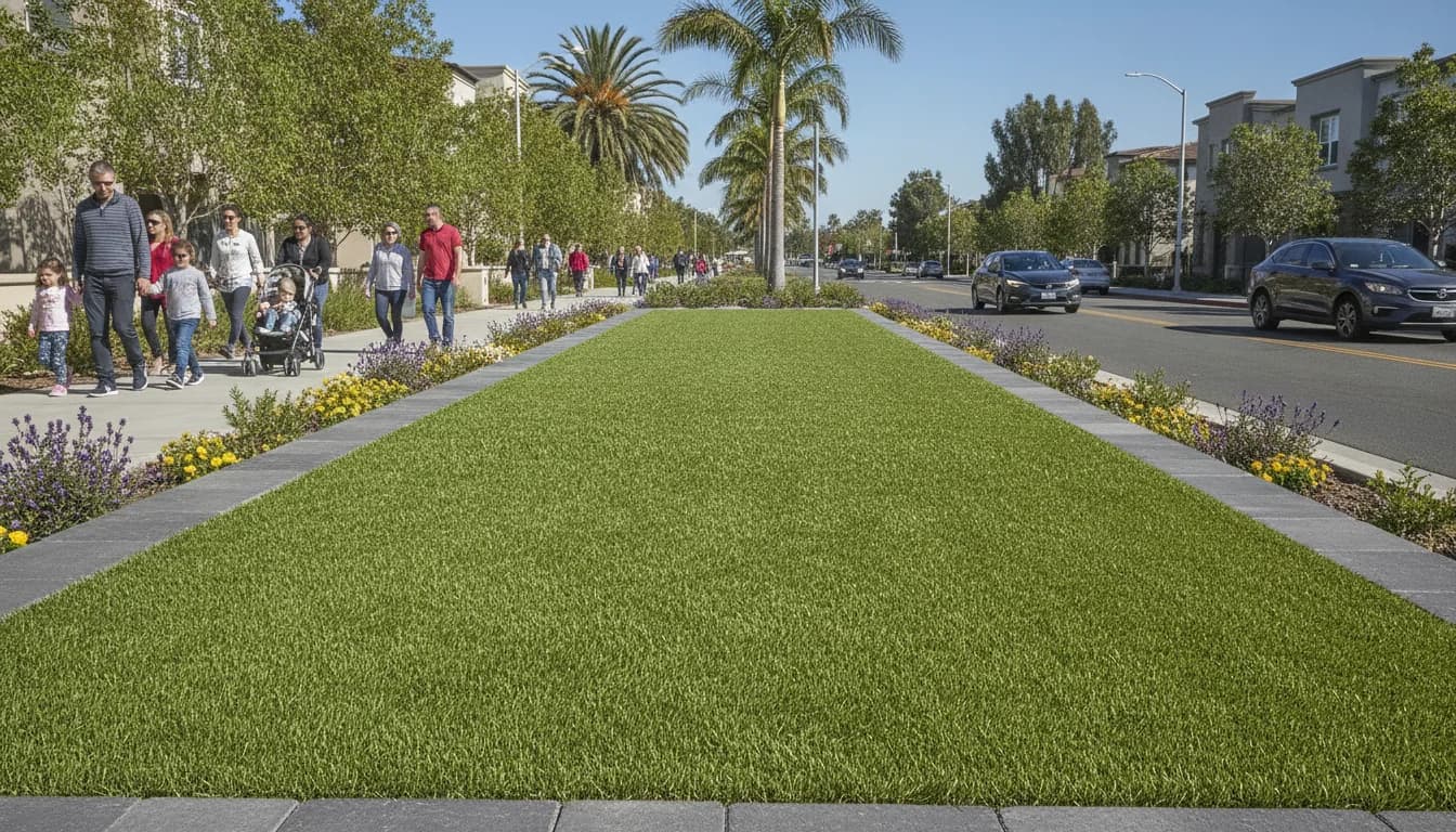 Commercial Turf Installers Orange County | HOAs & Offices | Topper Turf