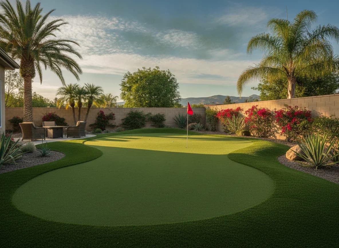 Artificial turf design inspiration: Golf-inspired landscaping