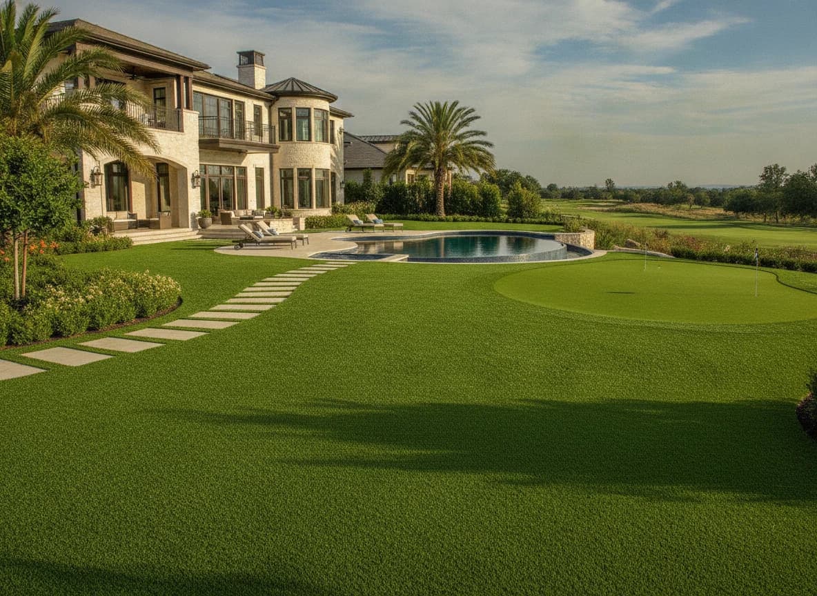 Topper Turf project gallery — luxury artificial turf installations in Orange County