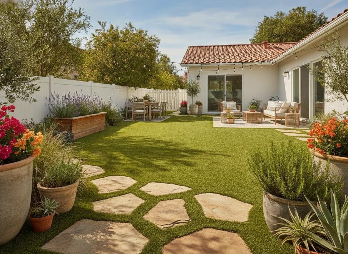 Backyard Turf Installation Orange County | Free Estimate | Topper Turf