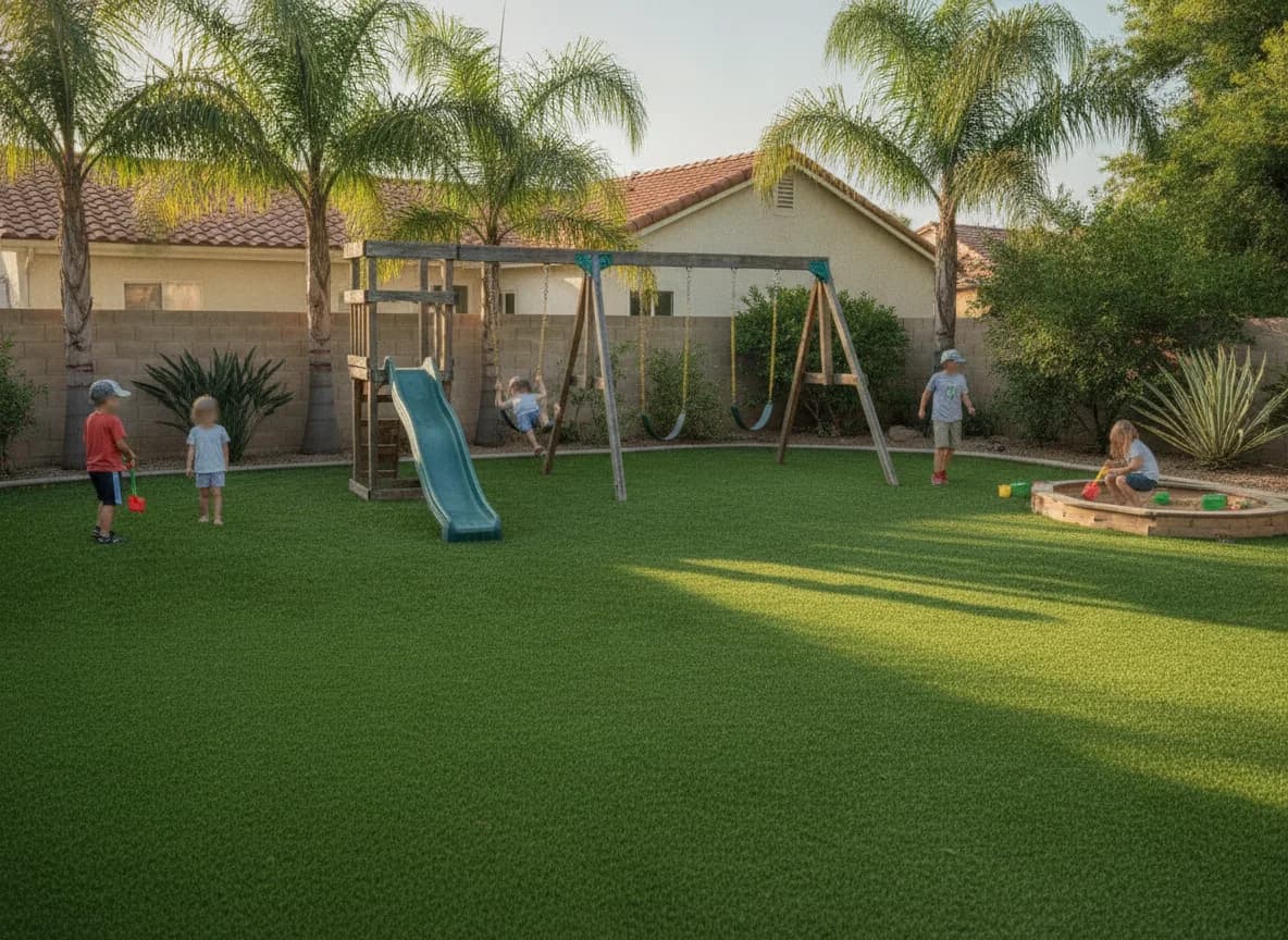 Playground Artificial Turf Safety | Fall Height & Kids’ Yards