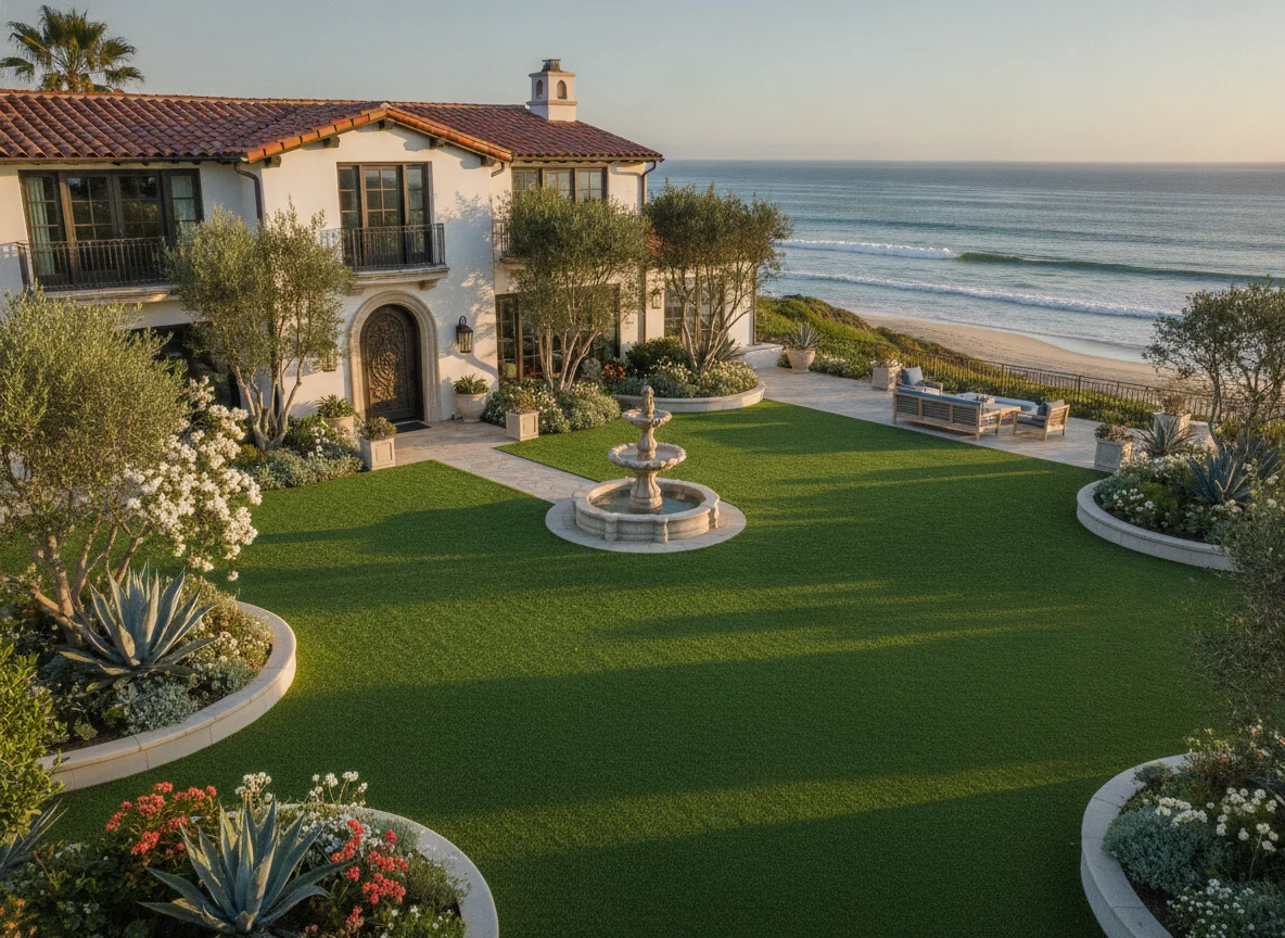 Newport Beach artificial turf installation